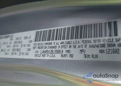 2011 Jeep Wrangler Unlimited Sahara из США, поврежденный, VIN 1J4HA5H12BL558910